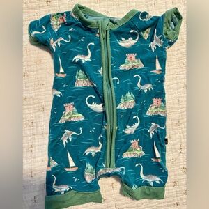 The Sleepy Sloth Nessie shorty romper newborn